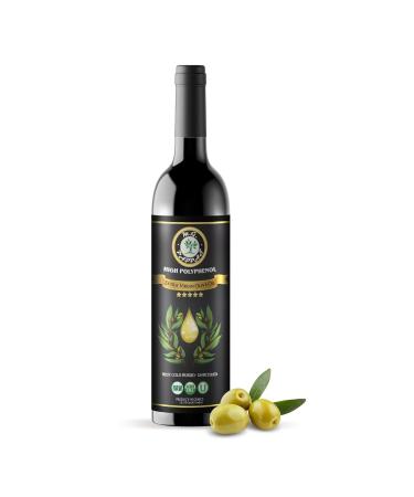 M.G. PAPPAS High Polyphenol Rich Olive Oil - Extra Virgin Olive Oil Cold Pressed & Unfiltered - High Hydroxytyrosol Greek Olive Oil - Award Winning & Health Claim Accredited - 12.7 Oz 375ml - Buy Online on GoSupps.com