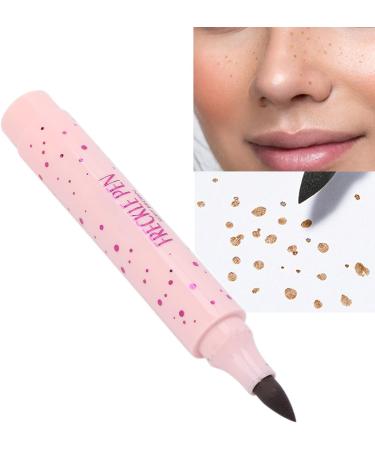 Freckle Pen Freckle Makeup Pen Waterproof Dot Spot Pen Tool Kit Long-Lasting Dotting Pen Light Brown and Dark Brown(01soft brown) - Buy Online on GoSupps.com