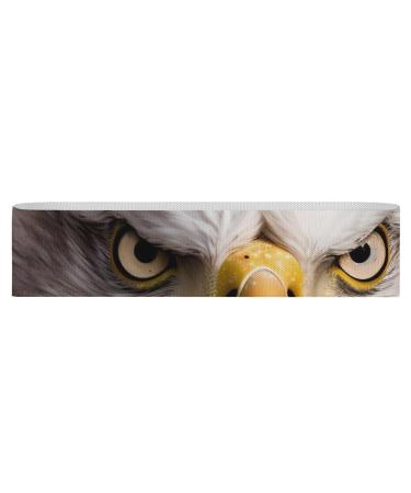 Portrait of A Bald Eagle Resistance Bands for Working Out Non-slip Legs Booty Yoga Straps Physical Therapy Aids