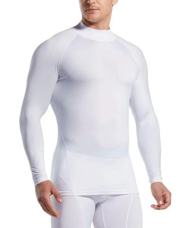 ATHLIO 3-Pack Men's Thermal Compression Shirts - Long Sleeve Winter Base Layer, Large - Black/Charcoal/White - Buy Online on GoSupps.com