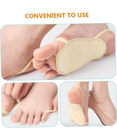 FOMIYES 2 Pairs High Heel Forefoot Pads - Comfortable Metatarsal Shoe Inserts for Foot Pain Relief - Perfect High Heel Accessories - Buy Online on GoSupps.com