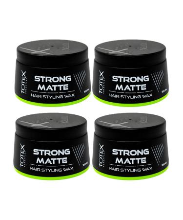 Totex Hair Styling Wax 150ml (4er Pack) (Strong Matte)