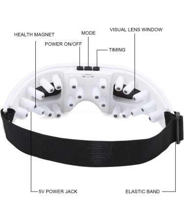 Rechargeable Eye Massager - Vibration & Magnetic Eye Care Device for Dark Circles & Fatigue Relief | International Shipping - Buy Online on GoSupps.com