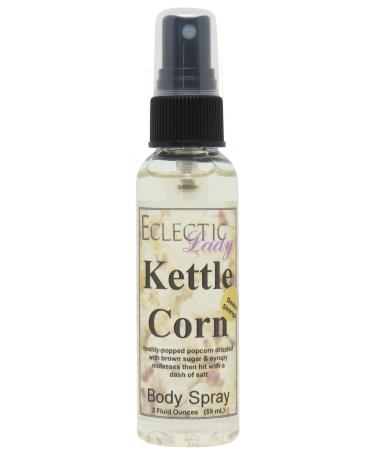 Kettle Corn Body Spray (Double Strength) 2 ounces Body Mist for Women with Clean Light & Gentle Fragrance Long Lasting Perfume with Comforting Scent for Men & Women Cologne with Soft Subtle 2 Fluid Ounces (Double Strength)