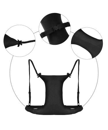 Anti-Wrinkle Bra Pillow & Chest Pads Set for Breast Wrinkle Prevention - Black - Buy Online on GoSupps.com