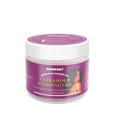 ARHGOAT Braiding Gel for Dreadlock Locs Hair Extreme Strong Hold Attractive Scent No Flake Long Lasting with Aloe and Beeswax Natural Hair Products for Black Women  3.53 Ounces 3.53oz(Pack of 1)