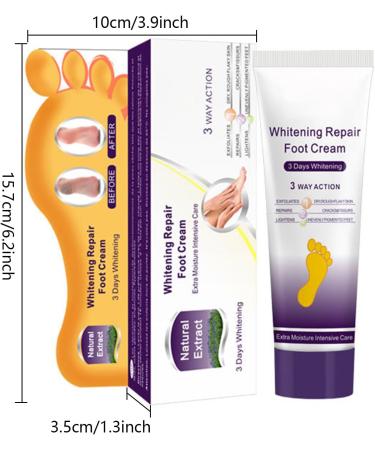 Foot Heel Cream | Foot Cream for Dry Cracked Heels - Dry Foot Repair Gel 100ml for Knees Elbows and Hands Moisturizing for Feet Foot Kasmole - Buy Online on GoSupps.com