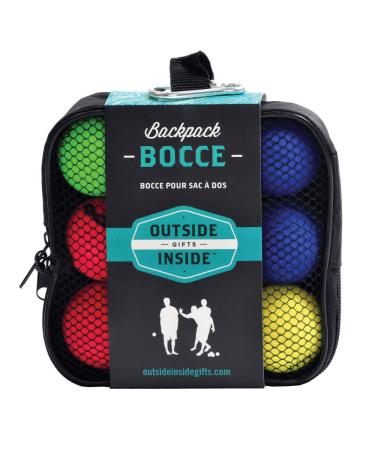 Outside Inside Backpack Bocce, Portable, Compact, Travel Size for Camping, Home and Travel