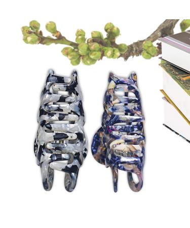 ACCGLORY Bohemian Tortoise Shell Hair Clips - Strong Hold Grip for Thick & Thin Hair - Premium Large & Medium Claw Clips for Women - Stylish Boho Hair Accessories - Buy Online on GoSupps.com