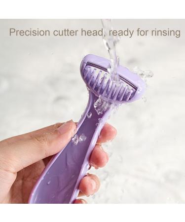 Buy Women's Razor for Sensitive Skin Best Bikini Razor & Body Hair Removal Tools | Purple - Buy Online on GoSupps.com
