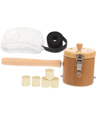 Solustre Moxibustion Massage Device - Adjustable Wooden Case & Stainless Steel Tools for Effective Moxibustion Therapy - Buy Online on GoSupps.com