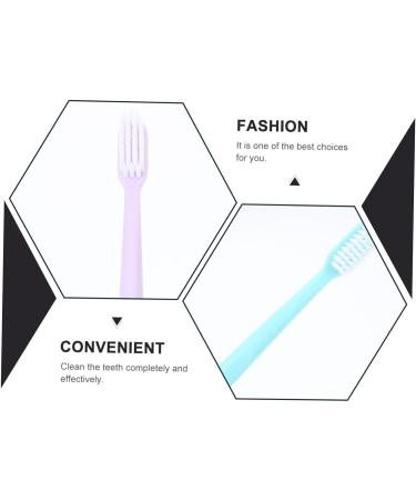 PartyKindom 4pcs Nano Toothbrushes - Mother of Pearl Design for Ultimate Clean | Eco-Friendly & Soft Bristles | International Shipping Available - Buy Online on GoSupps.com
