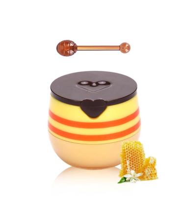 Moisturizing Lip Balm - Honey Lip Balm - Honey Lip Balm Set, Dry Lip Care - Day and Night Lip Mask - Lip Scrub, Honey Lip Balm (Darling)