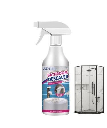 2 Pcs Bathroom Descaler Cleaner | 60ML Bathroom Stains Remover | Multi-Purpose Descaler for Household Items Shower Door Cleaner Soap Scum Remover for Shower Sink Cleaner Dobooo