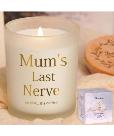Scented Candles Gifts for Women Mum from Daughter Son Funny Christmas Lavender Candles Gifts for Mummy Birthday Mum s Last Nerve Candle Stocking Fillers Luxury Candle Secret Santa Xmas Presents