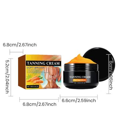 3.38 OZ Intensive Tanning Gel - Natural Tanning Accelerator Cream for Outdoor Sun & Sunbeds | Carrot Sun Tanning Cream - Buy Online on GoSupps.com