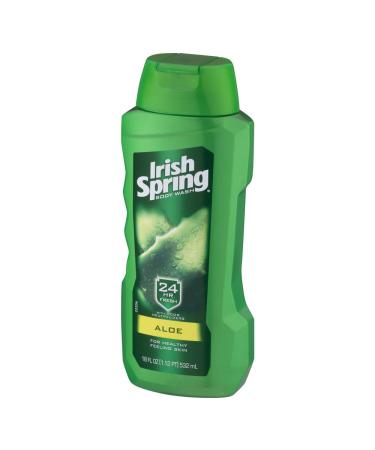 Irish Spring Aloe Body Wash 18 fl oz - Pack of 3 - Buy Online on GoSupps.com