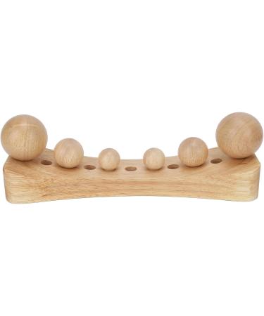 Psoas Muscle Release Tool - 6 Massage Heads Trigger Point Wood Therapy Massager for Relaxation - Buy Online on GoSupps.com