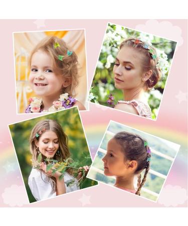 50Pcs Butterfly Hair Clips - Mini Small Hair Claw Clips for Women and Girls - Cute Hair Accessories in 15 Colors - Box Pack - Tiweio - Buy Online on GoSupps.com
