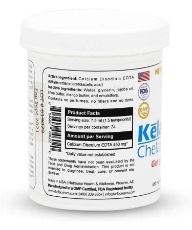 EDTA Heavy Metal Detox Cream | Effective Detoxification for Healthier Skin | International Shipping Available - Buy Online on GoSupps.com