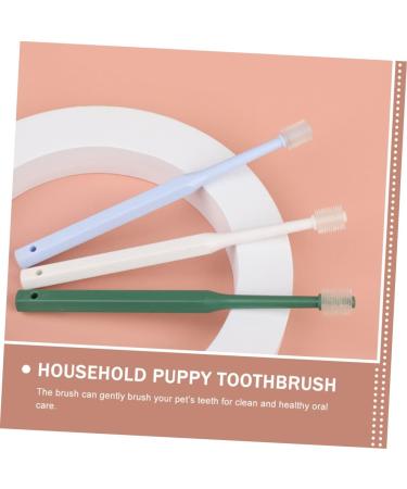 COLLBATH 2pcs Toothbrush Dog Dental Brush Cat Teeth Cleaning Pet Oral Brush Toothpaste for Dogs Uk Plastic - Buy Online on GoSupps.com