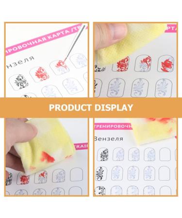 Mobestech 1 Set Manicure Exercise Book Manicure Kit Nail Kit Nail Supplies Kit Nail Art Pen Nail Art Practice Supplies Nail Detail Pen Nail Art Practice Liner Pen for Beginner Nail Liner Pen - Buy Online on GoSupps.com