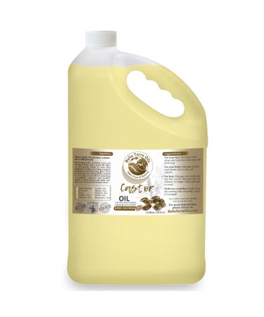 Bella Terra Oils Pure Castor Oil for Hair Lashes Brows & Skin 1gallon Deeply Moisturizing Enhance Shine Nourish Skin 12.8 Fl Oz (Pack of 10)