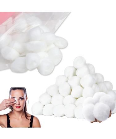 Lotbun 200 white round cotton balls cosmetic cotton balls cotton balls - Buy Online on GoSupps.com