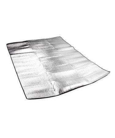 Wind Tour Outdoor Double-Sided Moisture-Proof Aluminum Foil Foam Pad Waterproof and Insulating Foil Mat Picnic Mat Camping Mat for Beach Tent and Camping 76.8*76.8"