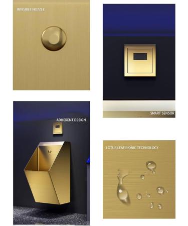 Urinarios de Acero inoxidable Inodoro urinario Vertical Urinario de descarga de pared para Hombres Urinario de Acero inoxidable 304 Urinario con descarga de inducci n inteligente Inodoro Copper - Buy Online on GoSupps.com