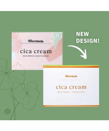Meebak Cica Face Moisturizer for Women - Anti-Aging & Anti-Wrinkles Korean Cica Cream 1.68 fl.oz - Buy Online on GoSupps.com