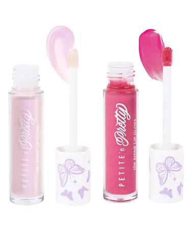 Petite N Pretty So Dreamy 10K Shine Lip Gloss Duo - Lightweight Makeup for Girls Tweens & Teens - Limited Edition Made in USA - Buy Online on GoSupps.com