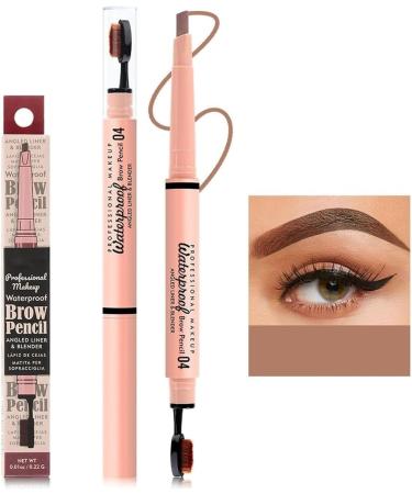 2 in 1 Double Ended Eyebrow Pencil Micro Percision Tip Fill and Defines Brows Natural Looking & Waterproof No Need to Sharpen Not Easy to Fade (Color : 04 Size : 1 size) 1 count (Pack of 1) 04 - Buy Online on GoSupps.com