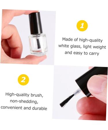 Vaguelly Lot De 25 Flacons Vides De Vernis Ongles 5ml En Verre Bouchon Aluminium lectrolytique R utilisables Pour Professionnels Et Particuliers Accessoires Nail Art Pour Gel Ongles - Buy Online on GoSupps.com