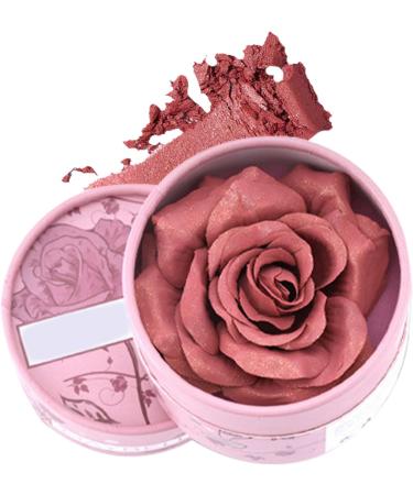 Pink Blush | 3D Petal Pattern Travel Size | 3.5g Natural Highlighting Powder for Daytime Makeup Travel Wedding Photography Summer - Buy Online on GoSupps.com