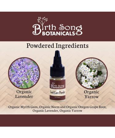 Birth Song Botanicals Umbilical Cord Care Powder - Herbal Support for Postpartum - Safe for Baby - 0.2oz - Buy Online on GoSupps.com