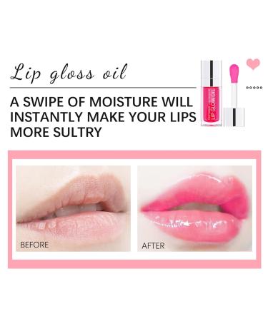 Moisturizing Lip Gloss Oil - Long-Lasting Cherry Lip Glow for Dry Lips | Transparent Lip Care - Buy Online on GoSupps.com