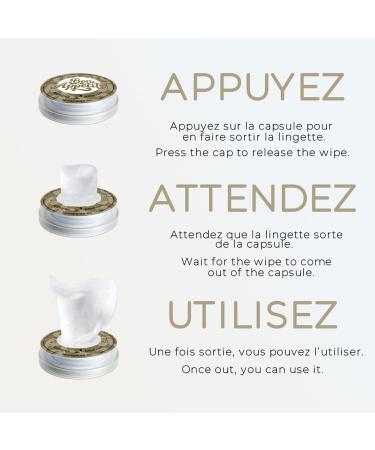 THE CAPSULE HAND AND FACE WIPE BONNE APPETIT PACK 50