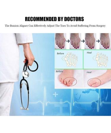 EUNOGO SA Gel Toe Spacers - Bunion Corrector & Orthotic Relief - 6 Pcs - Buy Online on GoSupps.com