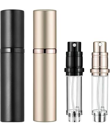 Caybats 5ml Travel Perfume Atomizer Refillable Aluminum Bottle Portable Mini Spray Stylish and Sturdy Bottle Ideal for Daily Life Travel Men and Women (1) - Buy Online on GoSupps.com