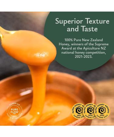 Manuka Honey New Zealand 100% Pure UMF 10+ MGO 263+ Raw & Unfiltered Certified Award Winning Silky Smooth Taste & Texture 250 g UMF 10+ 250g (Pack of 1) - Buy Online on GoSupps.com