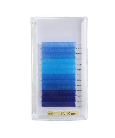 Sonew Colored Eyelashes - C Curl Lash Extensions (0.07mm 16mm) for Halloween & Christmas Role Performance | 12 Rows of Vibrant Colors - Buy Online on GoSupps.com