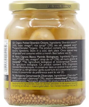 Clearspring Bio Kitchen Organic/Demeter Silverskin Onions - Sweet & Sour (Pickled) - Buy Online on GoSupps.com