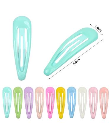 Kysun 30 Piece Metal Snap Hair Clips Set for Kids & Women - Multicolored Barrettes & Hair Accessories - Buy Online on GoSupps.com