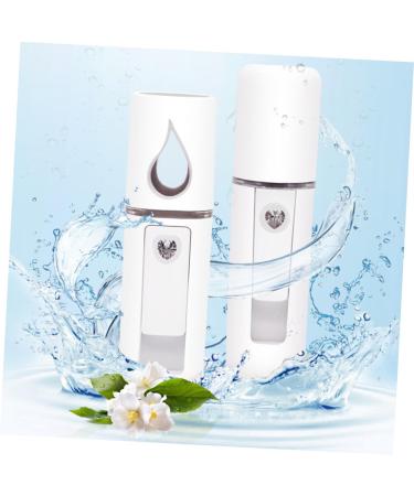 Healeved 3pcs Face Sprayer Mini Humidifier Cool Face Mist Steamer Facial Spray Mist Nano Facial Mister White - Buy Online on GoSupps.com