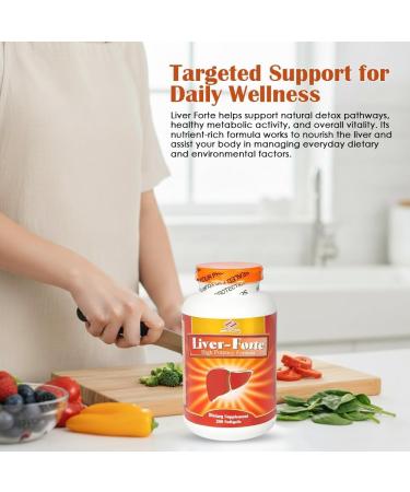 Nu-Health Liver Forte Milk Thistle Extract with Antioxidants & Herbal Blend Supports Liver Health Detox & Metabolism 200 Softgels - Buy Online on GoSupps.com