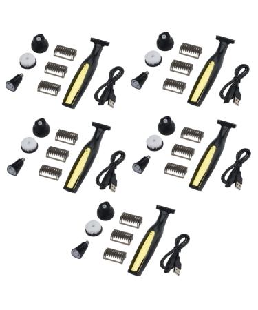 FRCOLOR Household Man Trimmer 5 Sets Nose Hair Trimmer Tool Travel Triple Stainless Steel Convenient Electric Razor