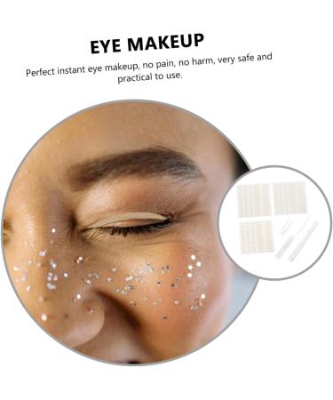 Angoily 1 Set Double Eyelid Sticker Set Stickers Heart Puff Makeup Invisible Eyelid Sticker Tool Simple - Buy Online on GoSupps.com