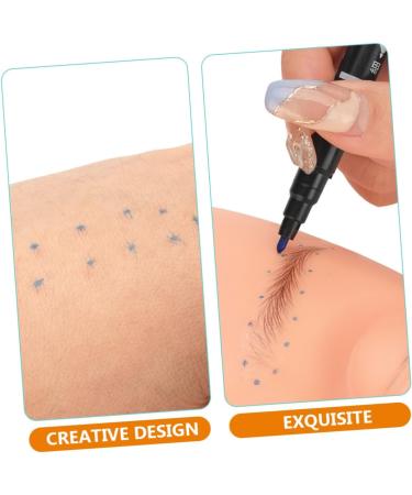 FOMIYES 40 Pcs Eyebrow Pen Eyebrow Tattoos Pen Salon Mapping Pen Pen Cosmetic Makeup Pen Plastic - Buy Online on GoSupps.com