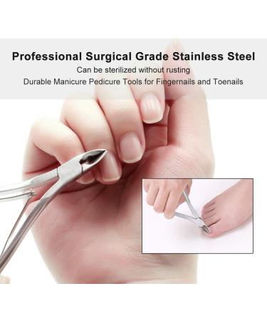 KOZEAR Cuticle Nipper - Surgical Stainless Steel Dead Skin Trimmer and Manicure Tool - Buy Online on GoSupps.com